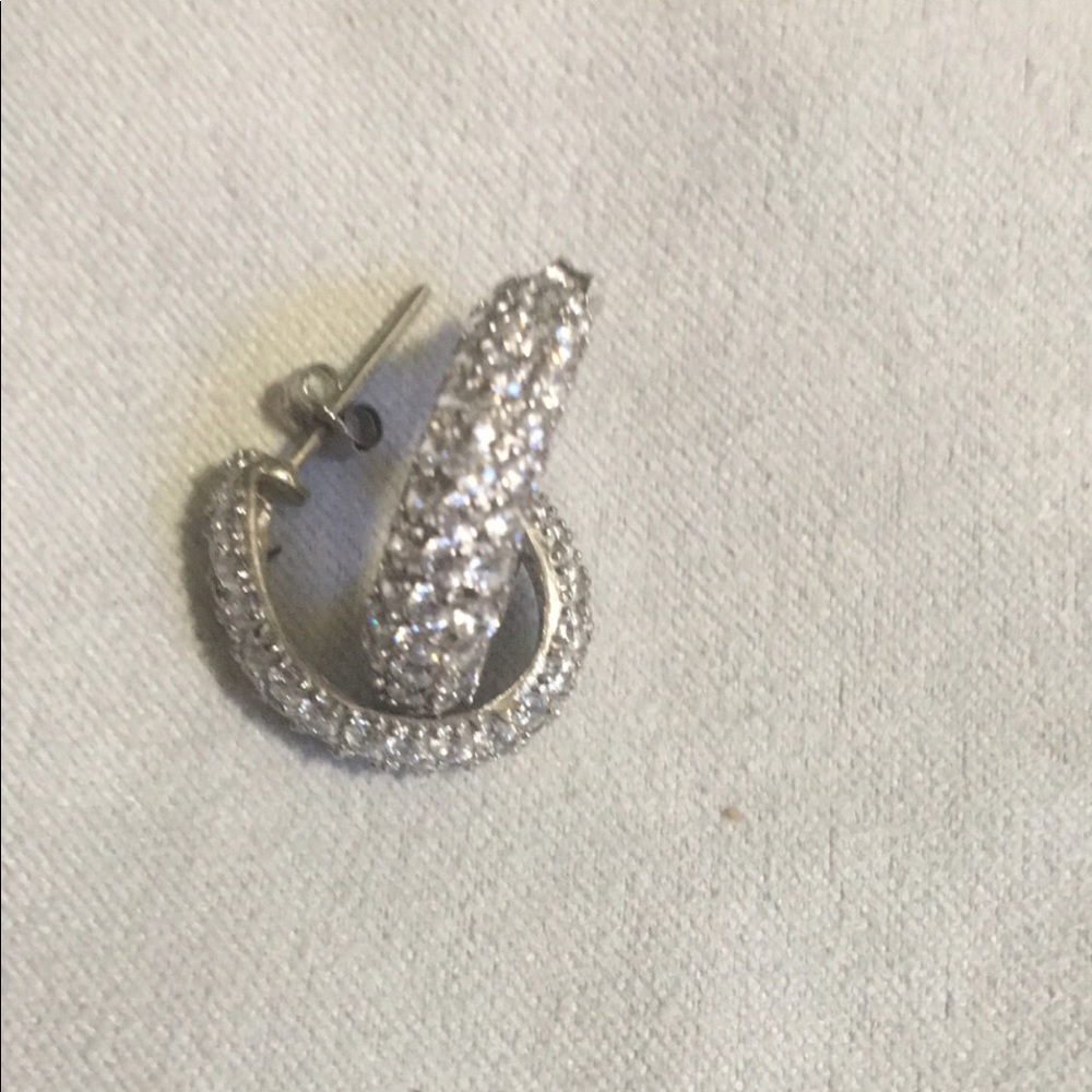 Sterling Silver CZ Earrings